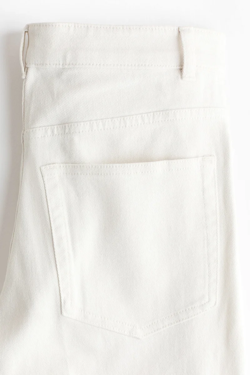 H&M Belted bootcut trousers